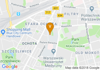 map of Institute of Experimental Biology, Polish Academy of Sciences M. Nencki