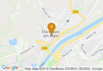 map of Stadthalle Florsheim