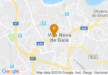 map of Holiday Inn Porto Gaia