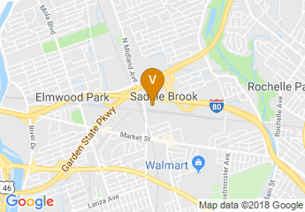 map of Crowne Plaza Saddle Brook