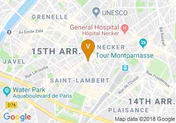 map of Hotel Novotel Paris Vaugirard Montparnasse