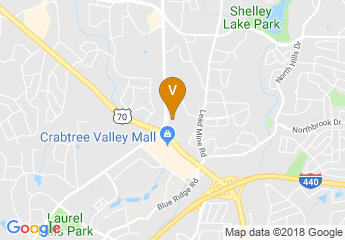 map of Embassy Suites Raleigh-Crabtree