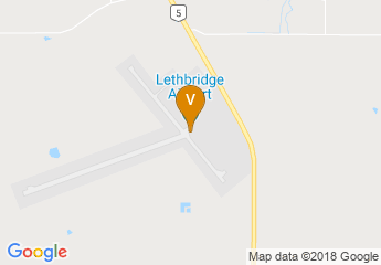 map of Lethbridge Airport