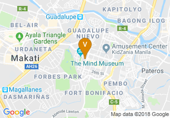 map of Shangri-La at the Fort, Manila