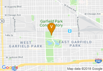 map of Garfield Park Conservatory