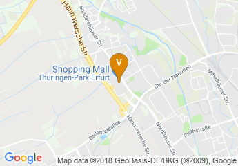 map of Thuringen-Park Erfurt