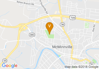 map of Mc Minnville Civic Center
