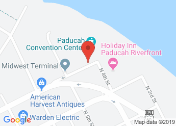map of Paducah Convention Center