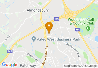 map of DoubleTree by Hilton Hotel Bristol North