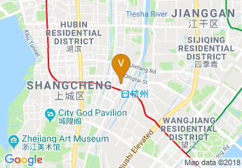 map of Hangzhou Honglou Hotel