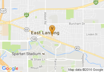 map of Downtown, East Lansing