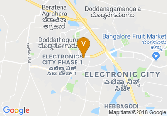 map of International Institute of Information Technology Bangalore (IIITB)