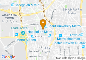 map of Sharif University of Technology