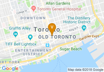 map of One King West Hotel & Residence