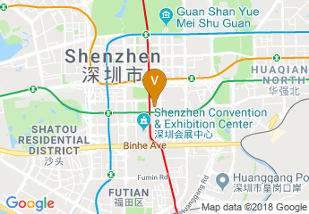 map of Sheraton Shenzhen Futian Hotel