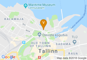 map of Tallinn Creative Hub (Kultuurikatel)