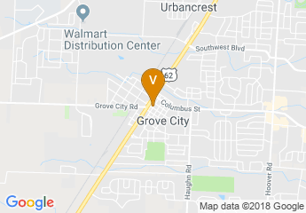 map of Grove City's Town Center