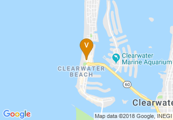 map of Hilton Clearwater Beach Resort & Spa