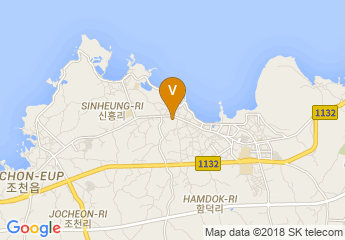 map of Ramada Jeju Hamdeok