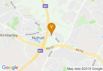 map of Nuthall Parish Council Temple Centre