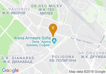 map of Institute of Mathematics and Informatics