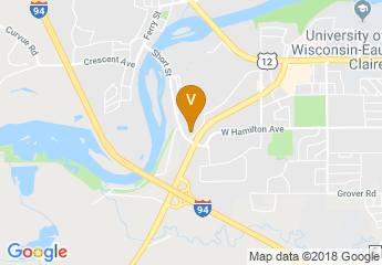 map of Best Western Plus Eau Claire Conference Center