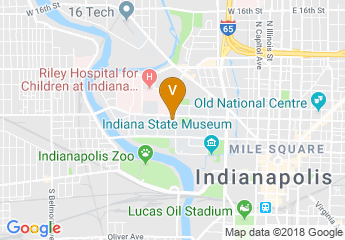 map of IUPUI Campus Center