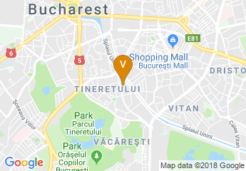 map of Universitatea Nicolae Titulescu din București