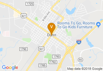 map of Downtown Dunn