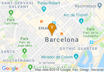 map of Universitat de Barcelona