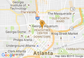 map of Atlanta Hyatt Regency