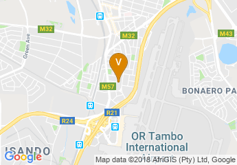 map of Premier Hotel OR Tambo