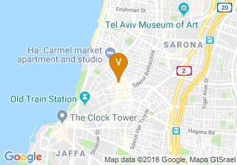 map of Tel Aviv Stock Exchange (TASE)