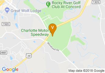 map of Charlotte Motor Speedway