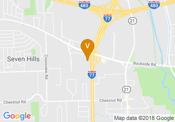 map of Crowne Plaza Cleveland South - Independence