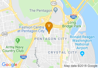map of The Ritz-Carlton, Pentagon City