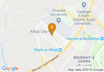map of Shahr Aftab International Exhibition Center