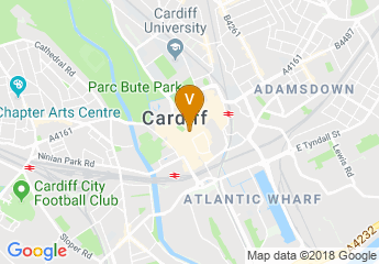 map of St David's Hall