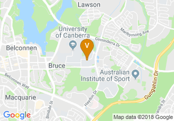 map of Ann Harding Conference Centre, University of Canberra
