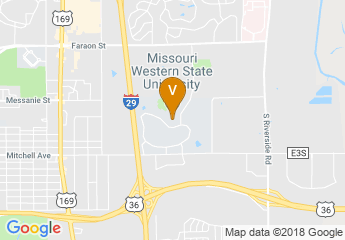 map of Missouri Western State University