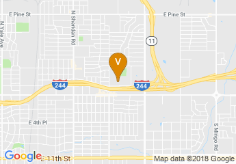 map of Admiral Twin Drive-In