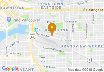 map of Vancouver Flea Market