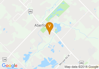 map of Aberfoyle Antique Market