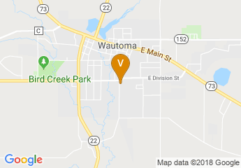 map of Waushara County Fairgrounds
