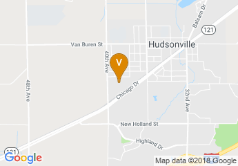 map of Hudsonville Community Fair