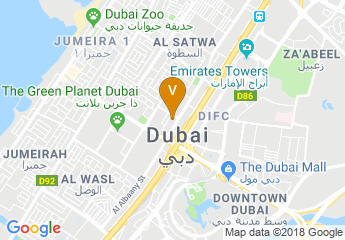 map of Canadian University Dubai