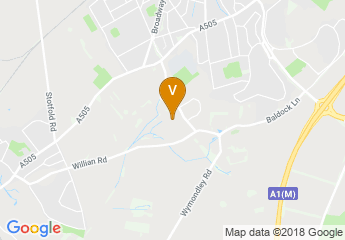 map of Mercure Letchworth Hall Hotel
