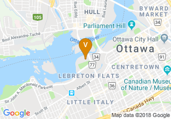 map of Canadian War Museum