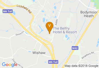 map of The Belfry Hotel & Resort