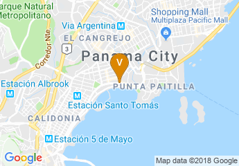 map of Hilton Panama